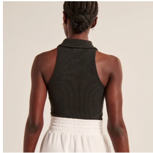 Bundle of two Abercrombie & Fitch ribbed polo bodysuits - Picture 3 of 7